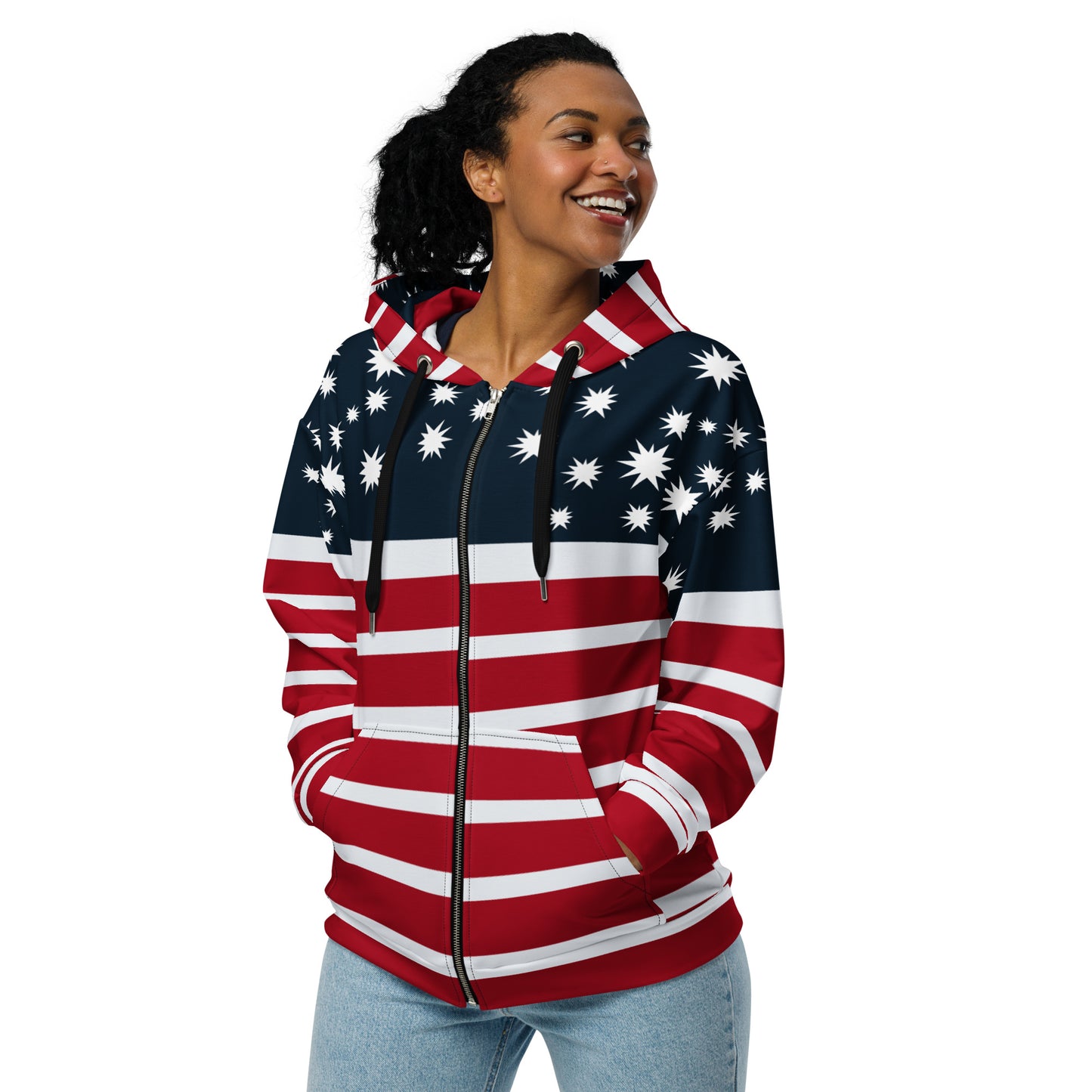 Stars and Stripes Zip Hoodie