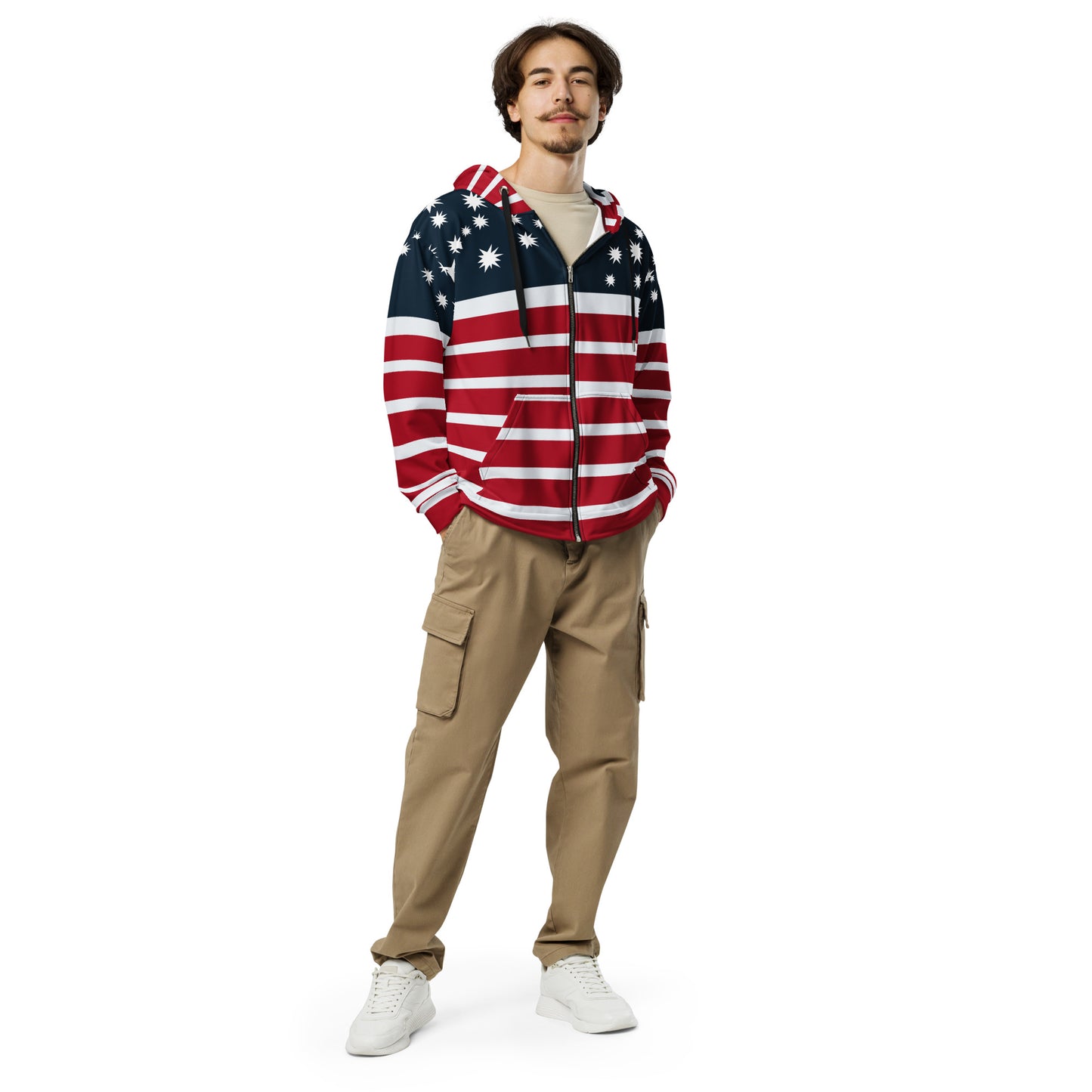 Stars and Stripes Zip Hoodie