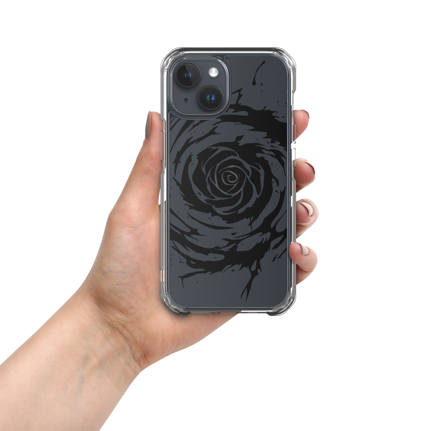 Kaotic Rose Clear Case for iPhone®