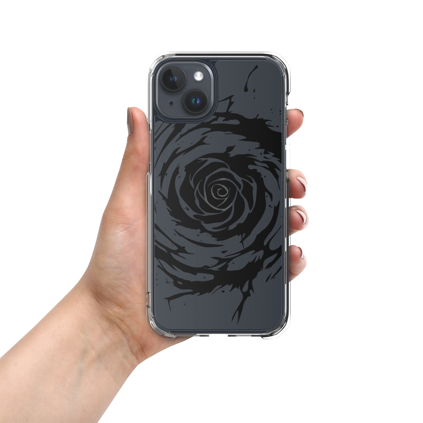 Kaotic Rose Clear Case for iPhone®