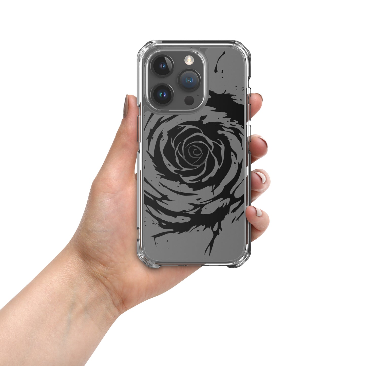 Kaotic Rose Clear Case for iPhone®