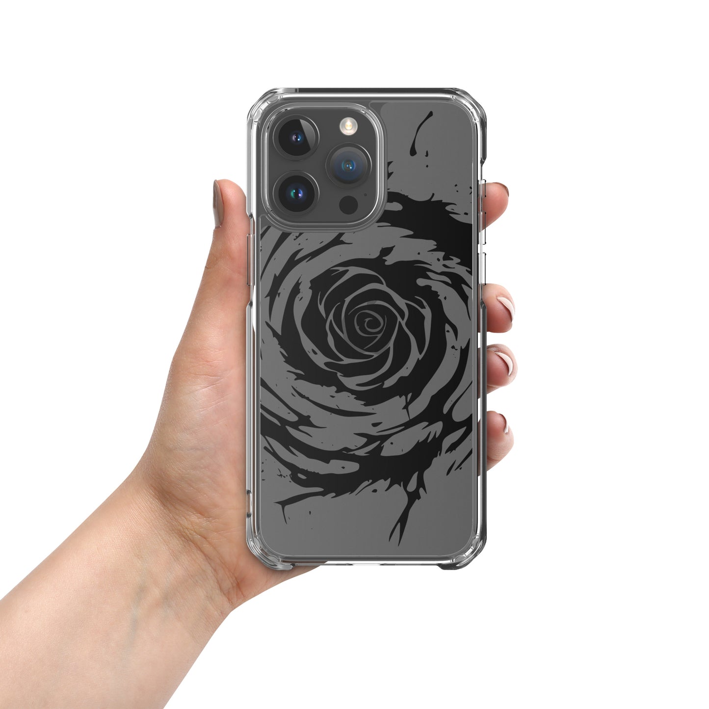 Kaotic Rose Clear Case for iPhone®