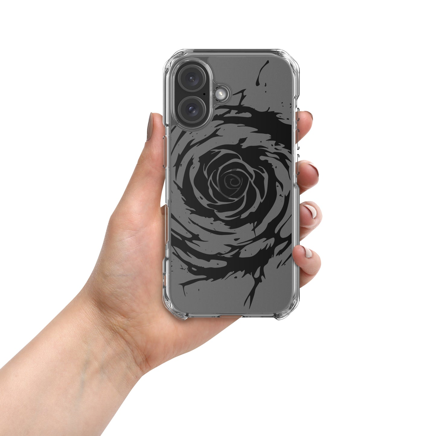 Kaotic Rose Clear Case for iPhone®