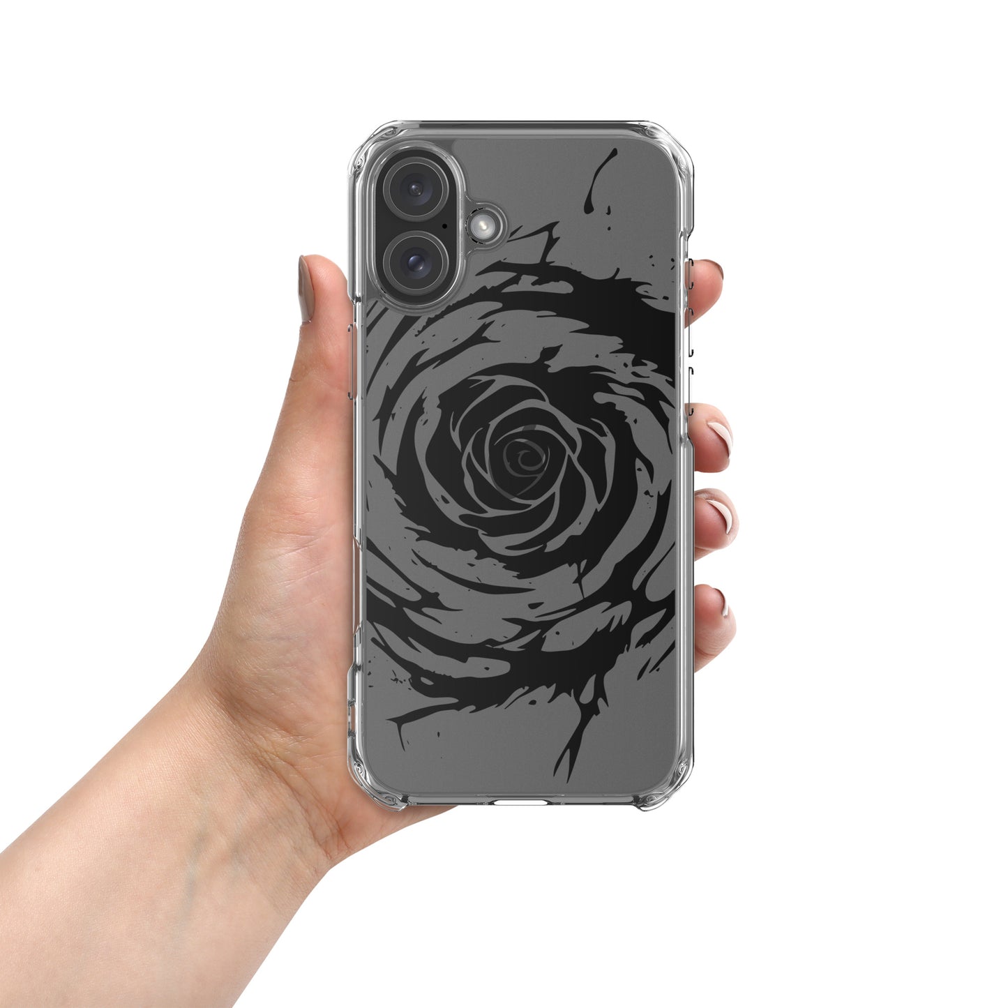 Kaotic Rose Clear Case for iPhone®