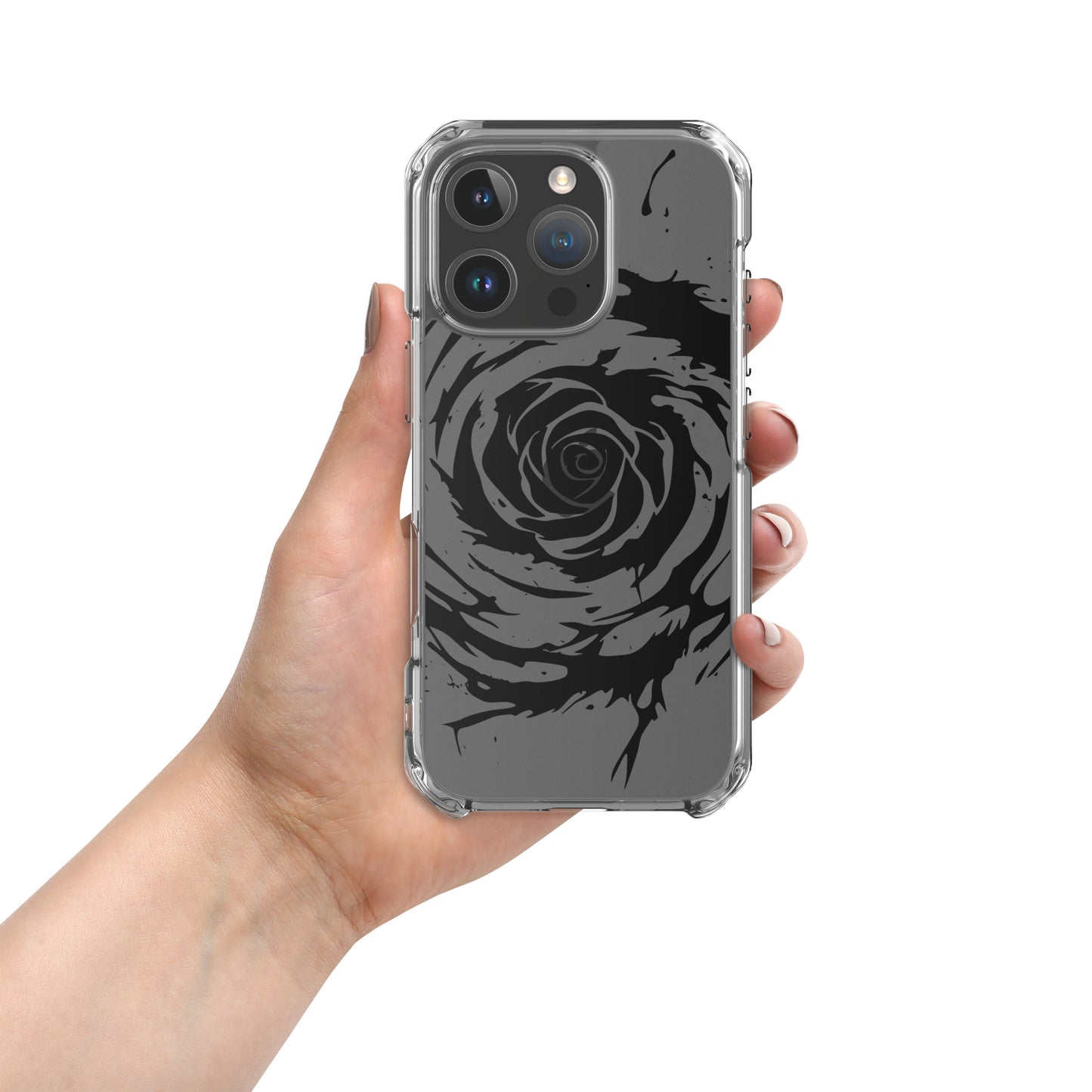 Kaotic Rose Clear Case for iPhone®