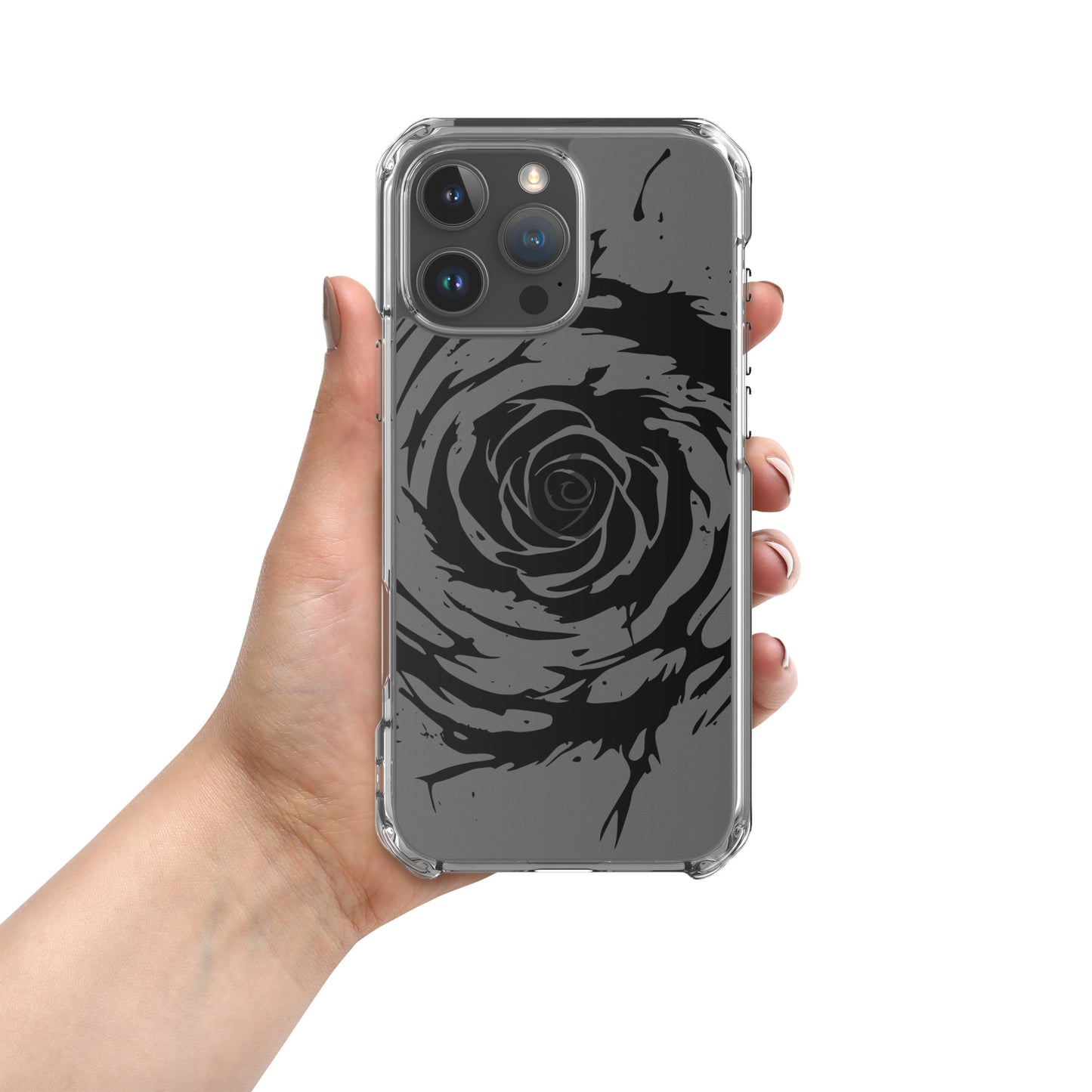 Kaotic Rose Clear Case for iPhone®